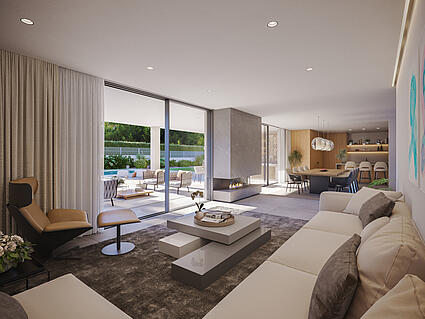 4. Living room villa
