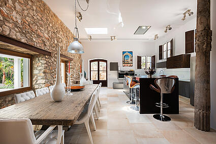 Cocina en villa en Calvia